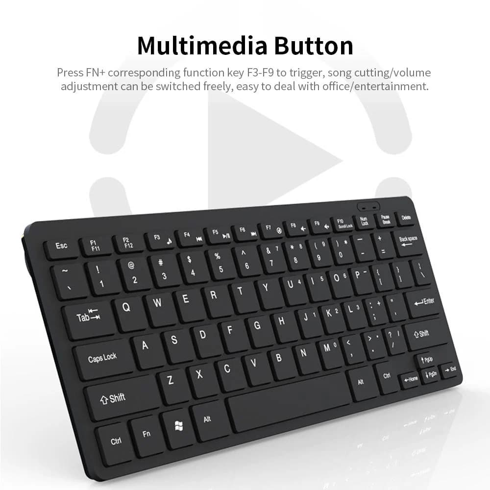 Wired USB Keyboard for Laptop desktop Black